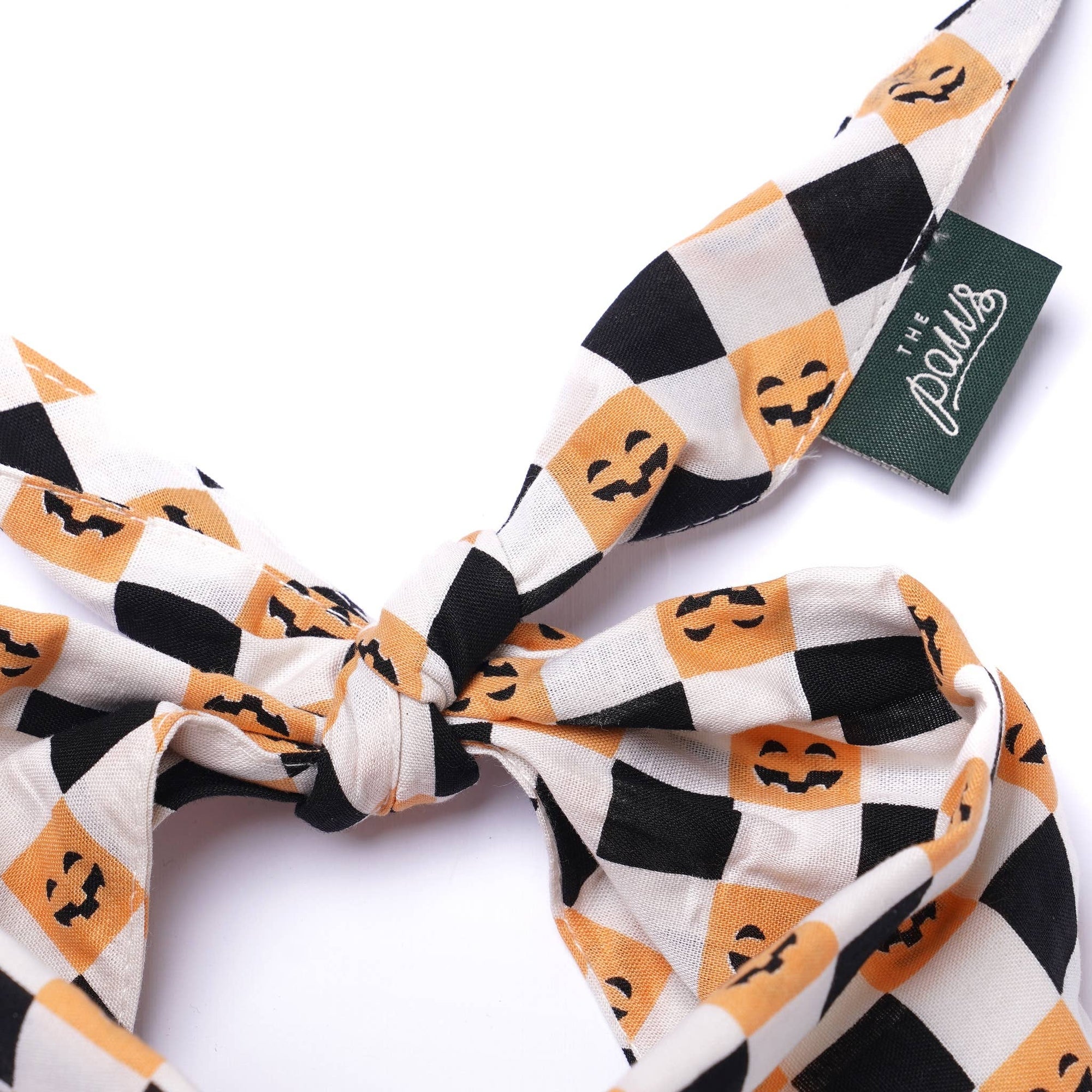 The Paws - Trick or Treat Halloween Dog Bandana: S