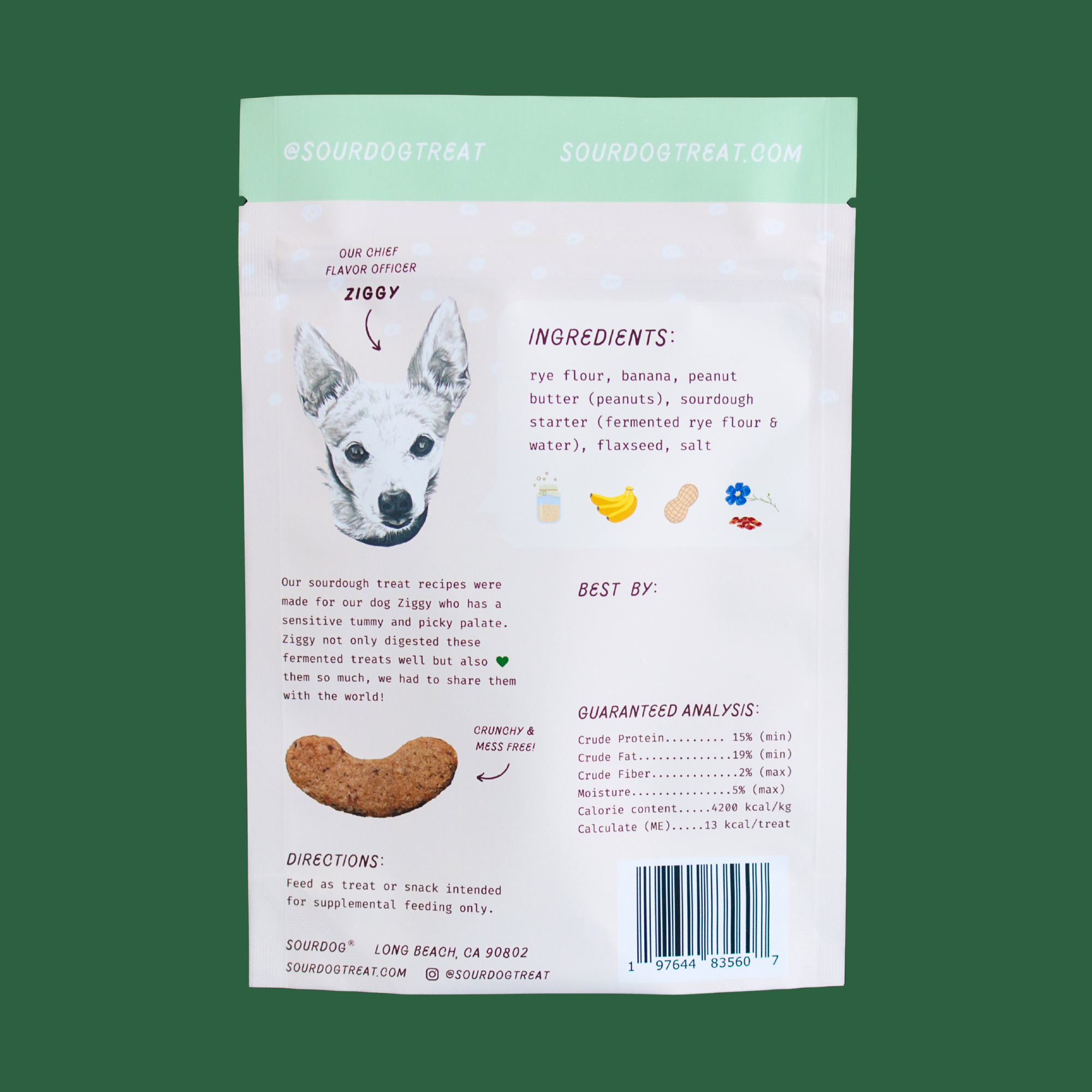 SourDog - Go Bananas - Banana Sourdough Dog Treats