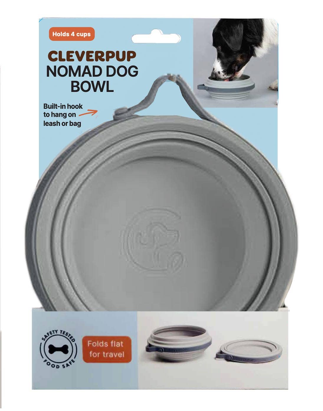 Cleverpup - Nomad Collapsible Dog Bowl (Small)