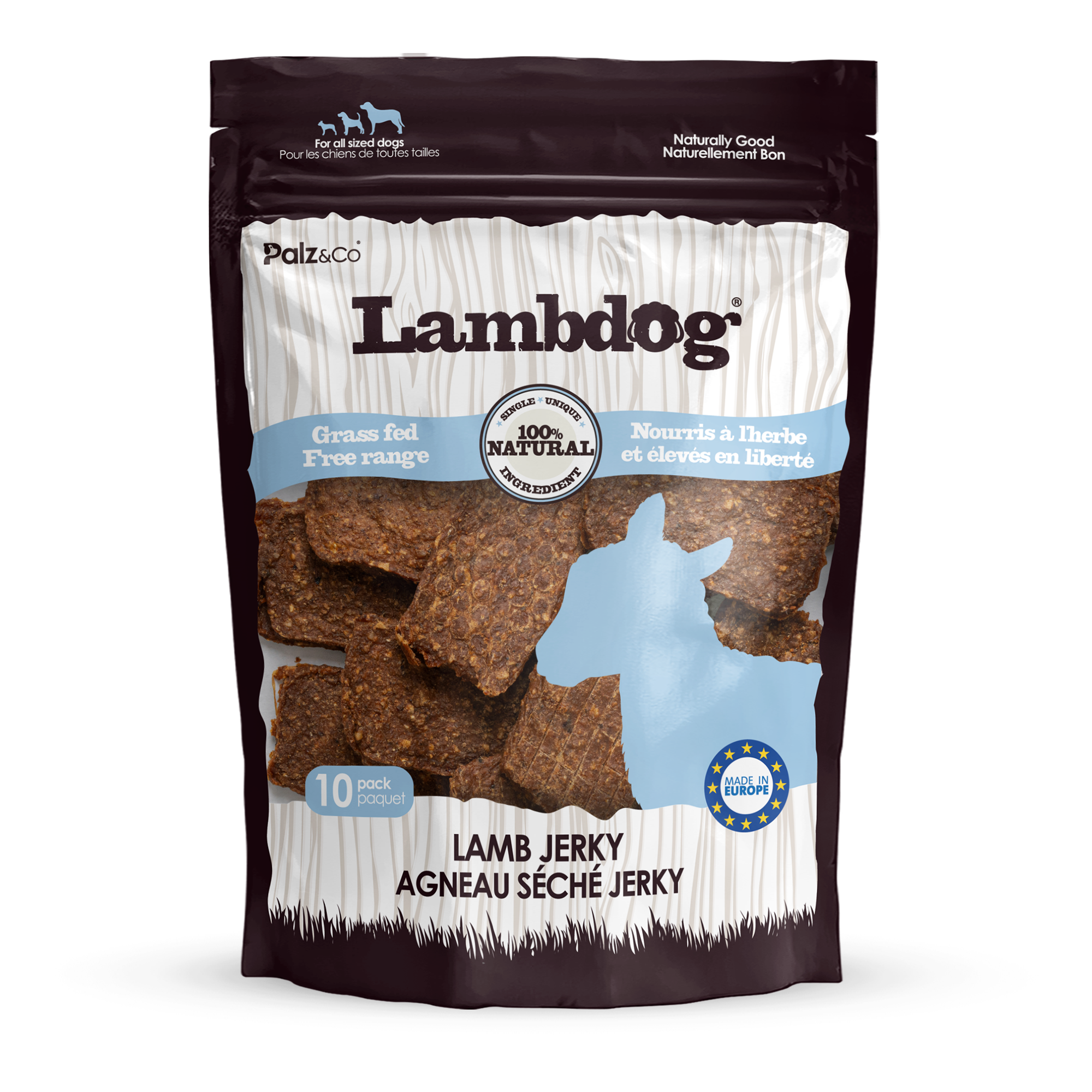 Palz&Co - Lambdog Lamb Jerky (Pack of 10)