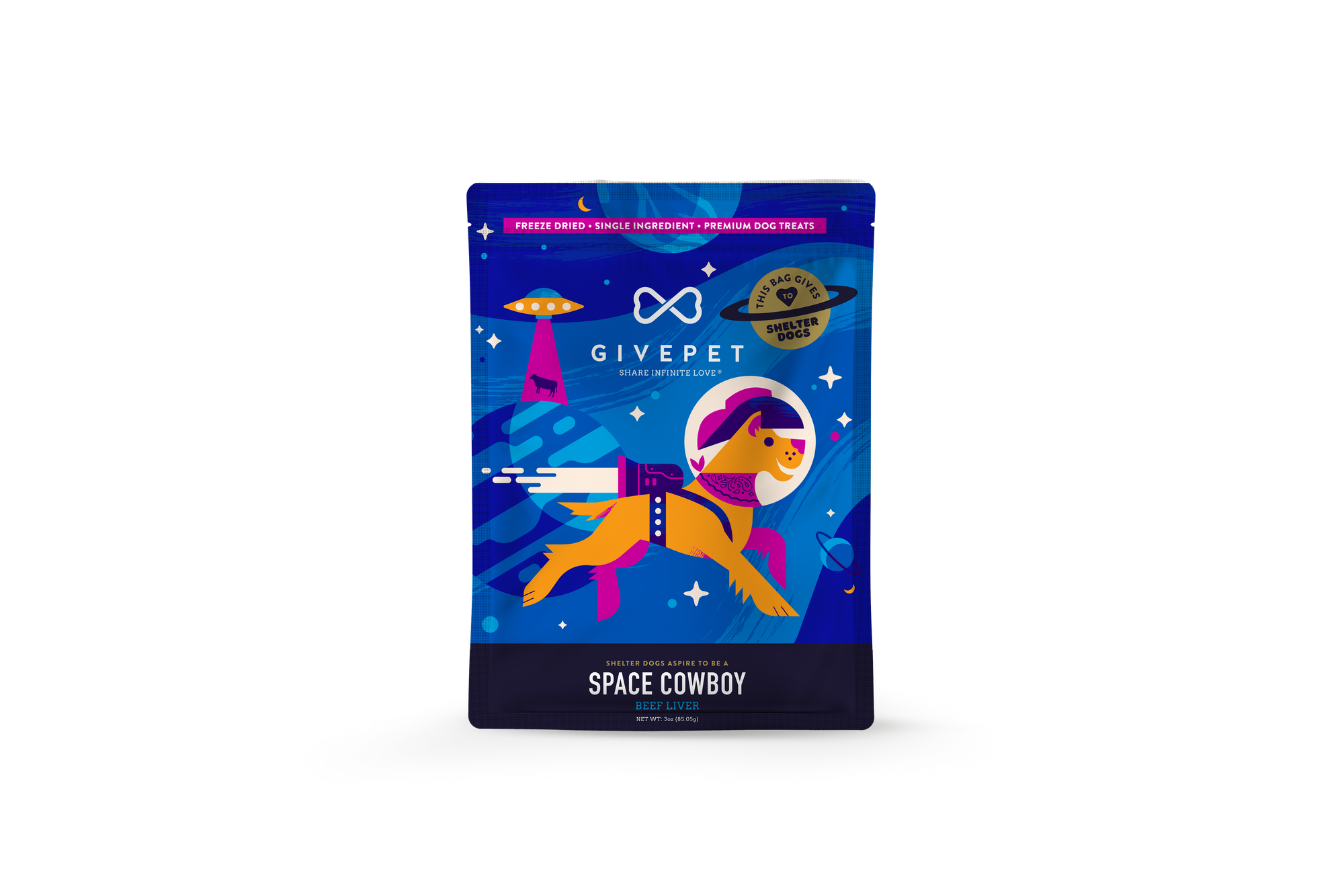 GivePet - GivePet Space Cowboy Freeze-Dried Dog Treats