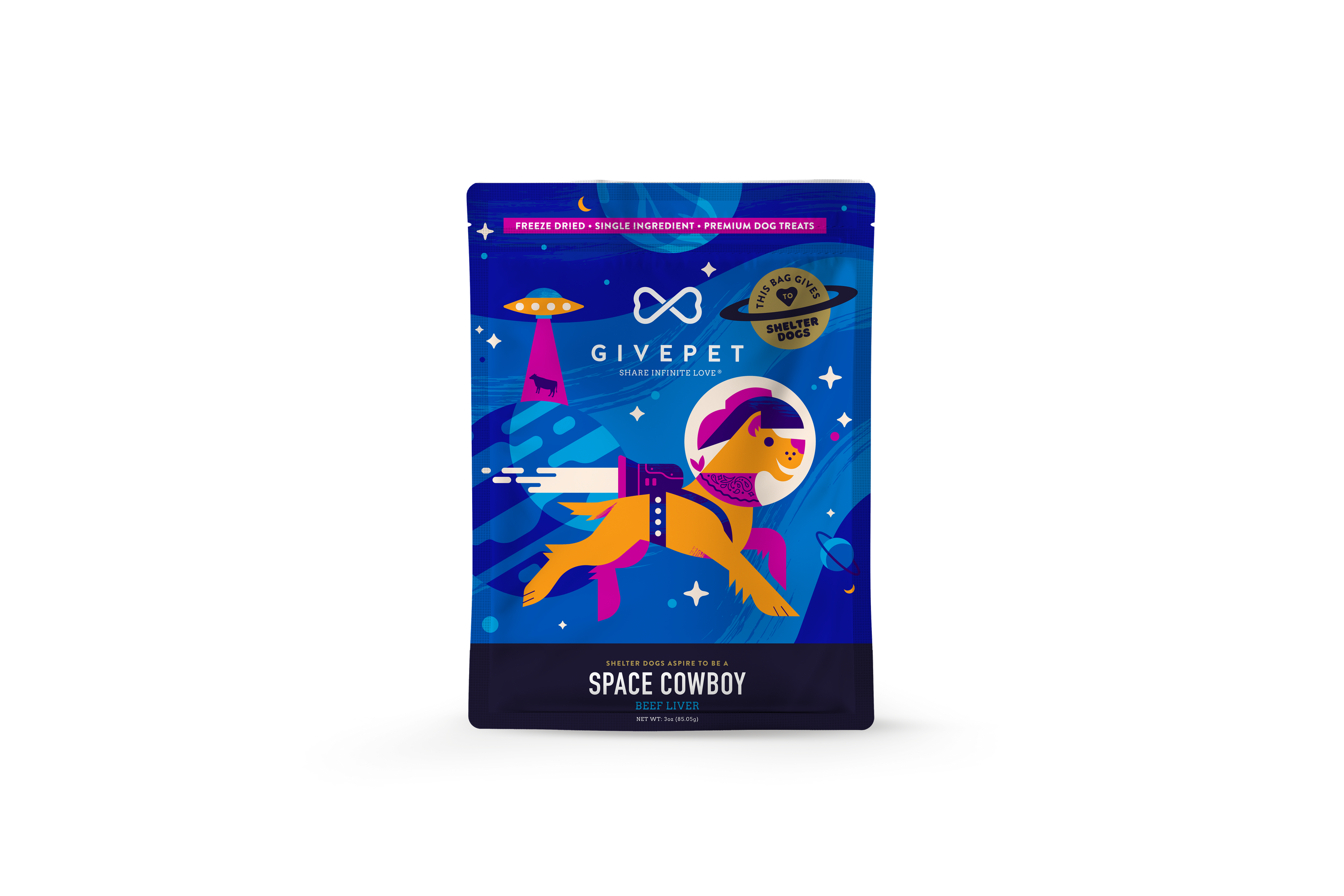 GivePet - GivePet Space Cowboy Freeze-Dried Dog Treats