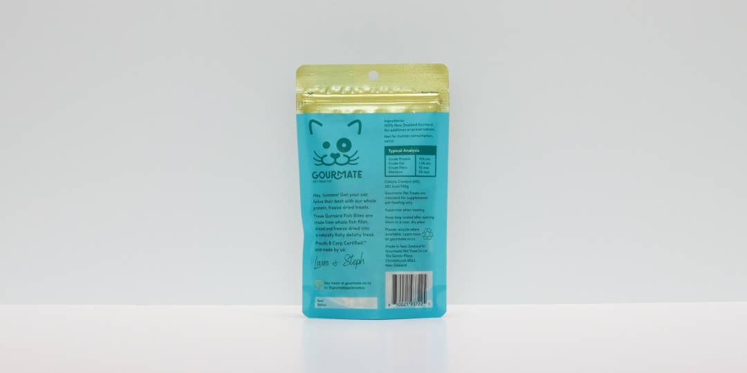 Gourmate Pet Treat Co. - Gourmate Gurnard Fish Bites | Freeze Dried Cat Treats