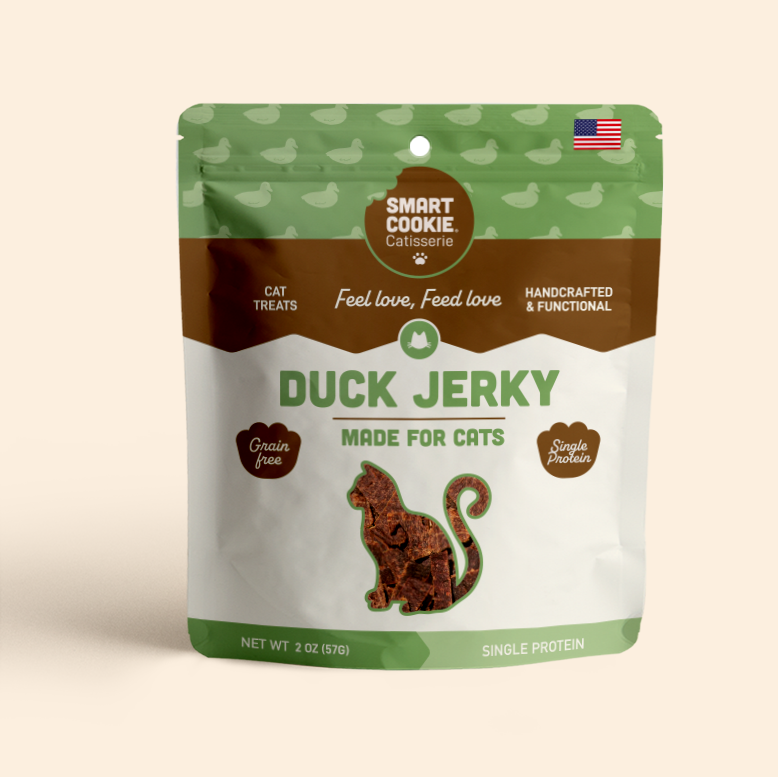 Smart Cookie Barkery - NEW!! Duck Jerky for Cats