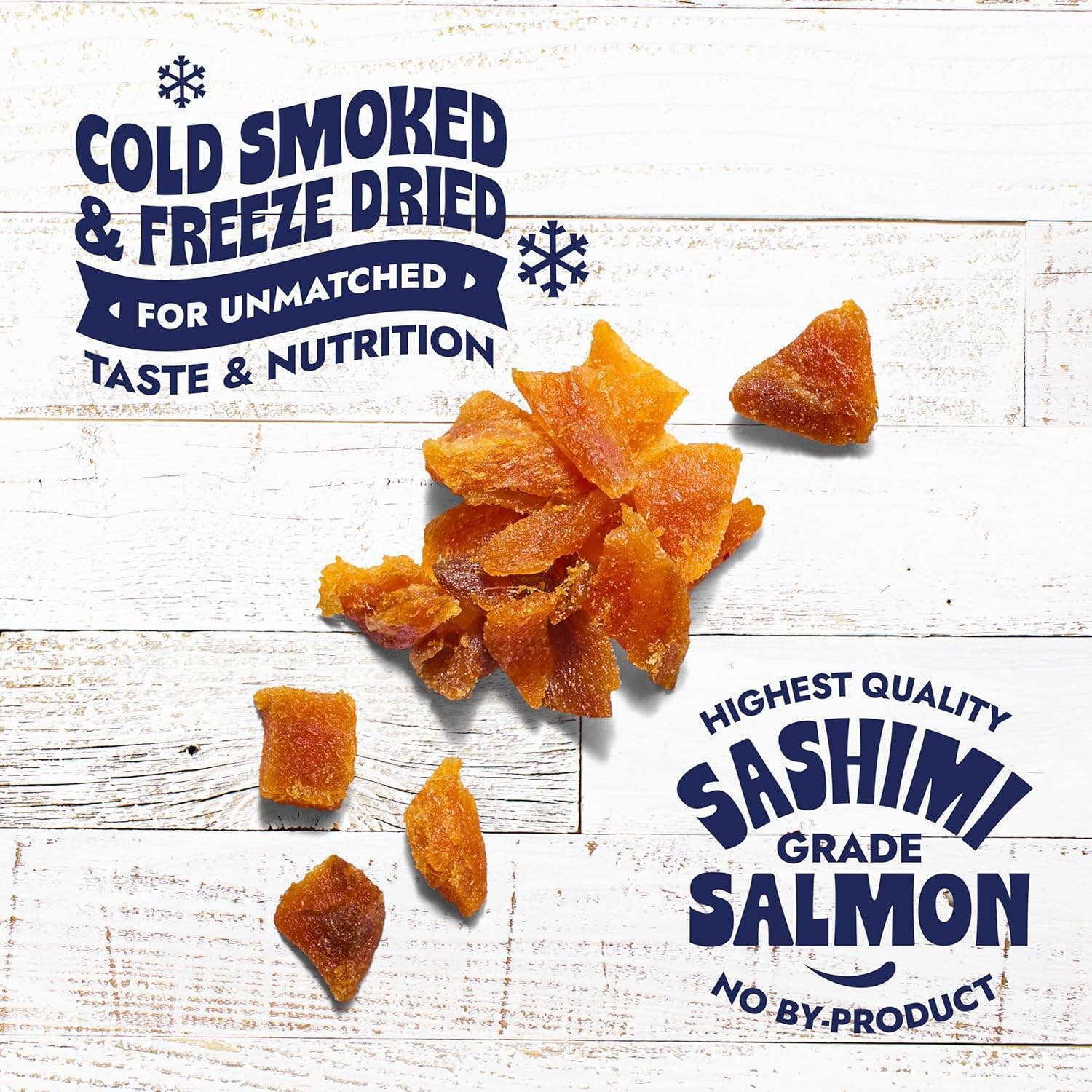 Finfare Pet Foods - Freeze-Dried Salmon Crumbles (Treat & Topper) for Dogs, 2oz