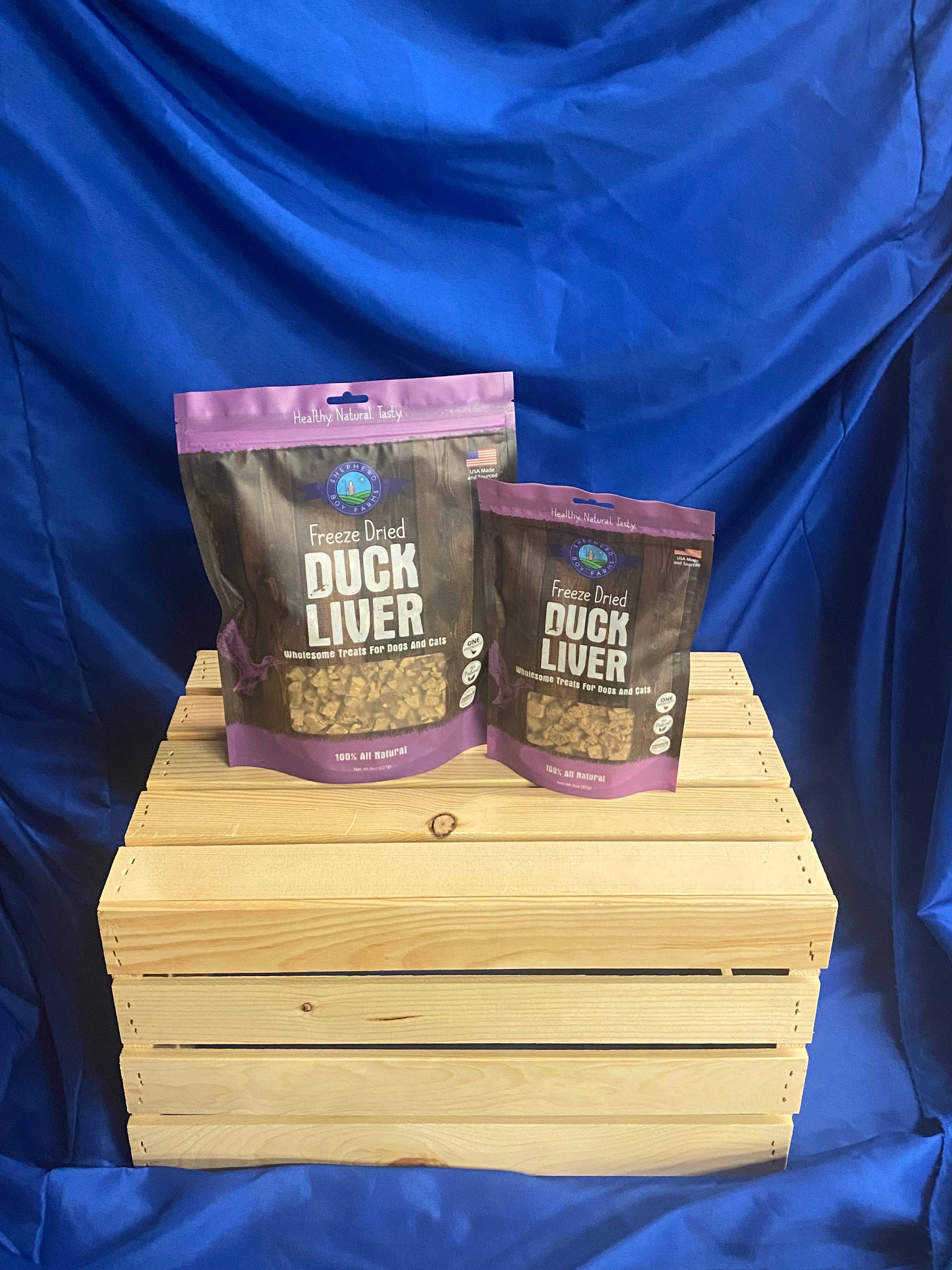 Shepherd Boy Farms - Freeze Dried Duck Liver: 3oz