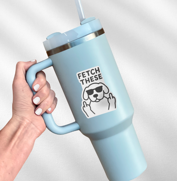 The Doggy District - Fetch These Sticker