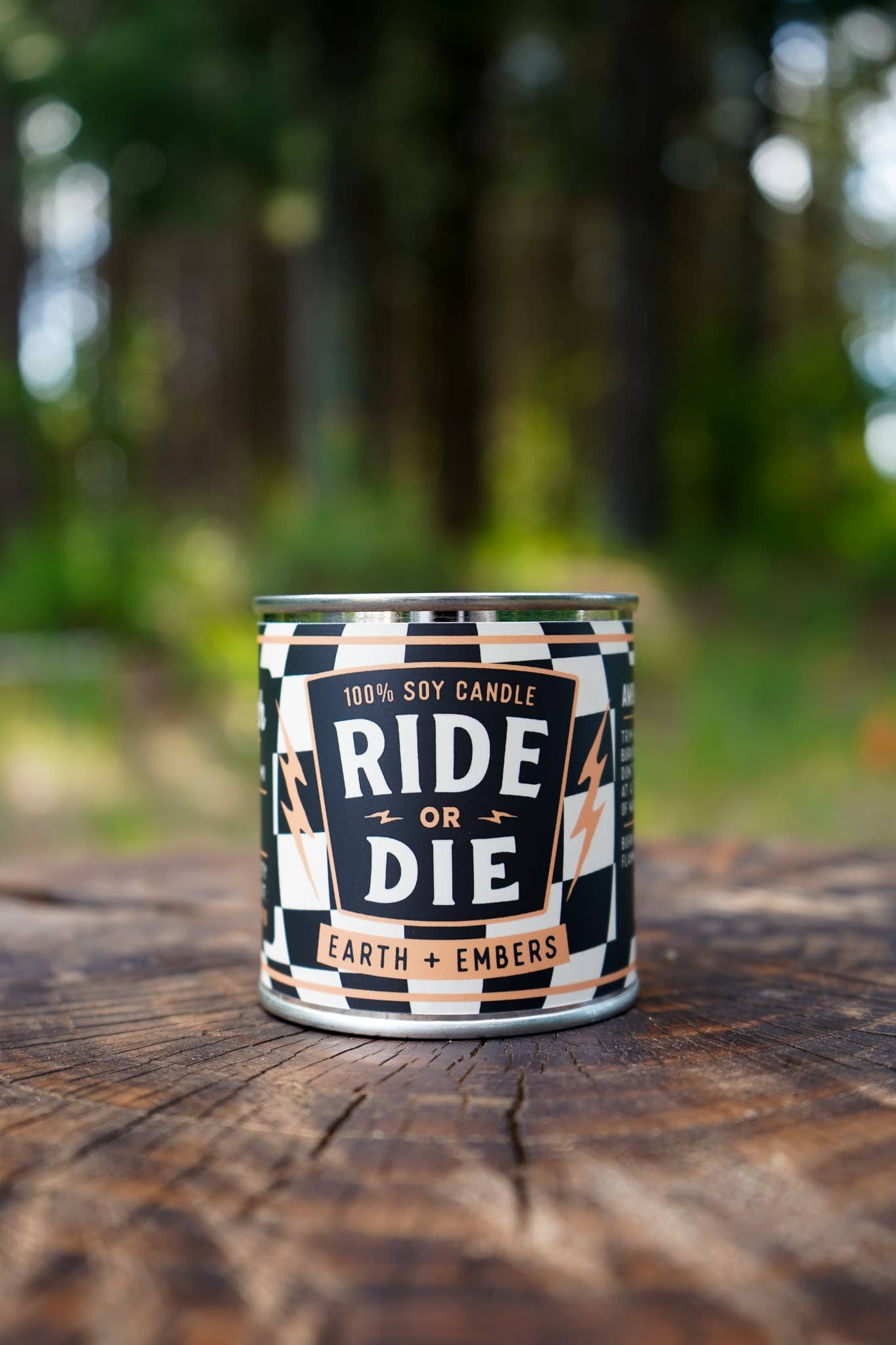 Ambush Candle Co. - Ride Or Die | Earth & Embers 8oz Soy Candle