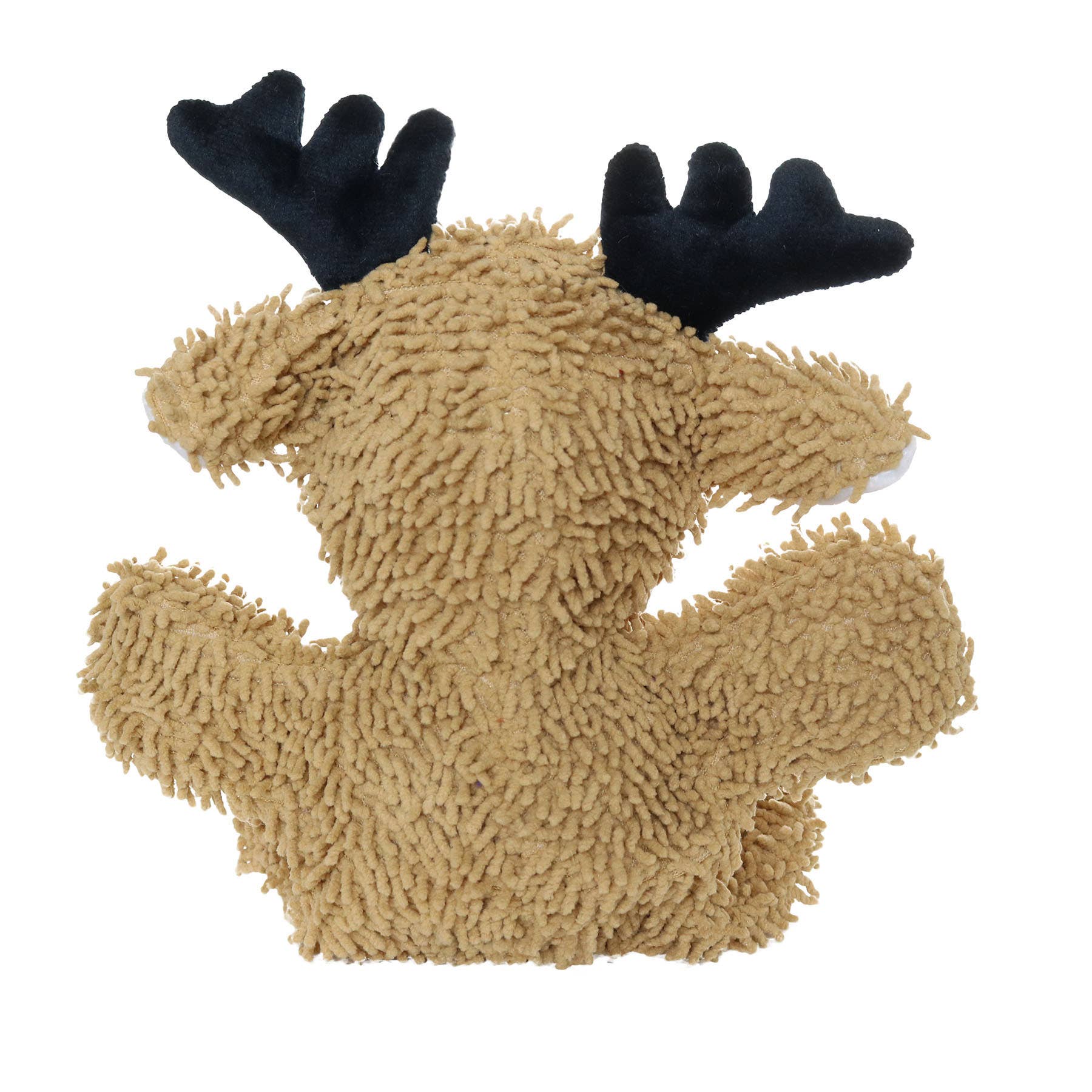 Tuffy Dog Toys - VIP Products - Mighty Microfiber Ball Reindeer, Holiday Squeaky Dog Toy