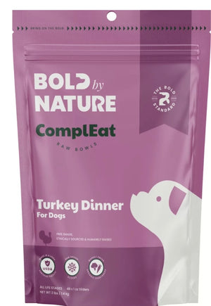 Bold by Nature Complete Turkey Diet | 3lb Patties