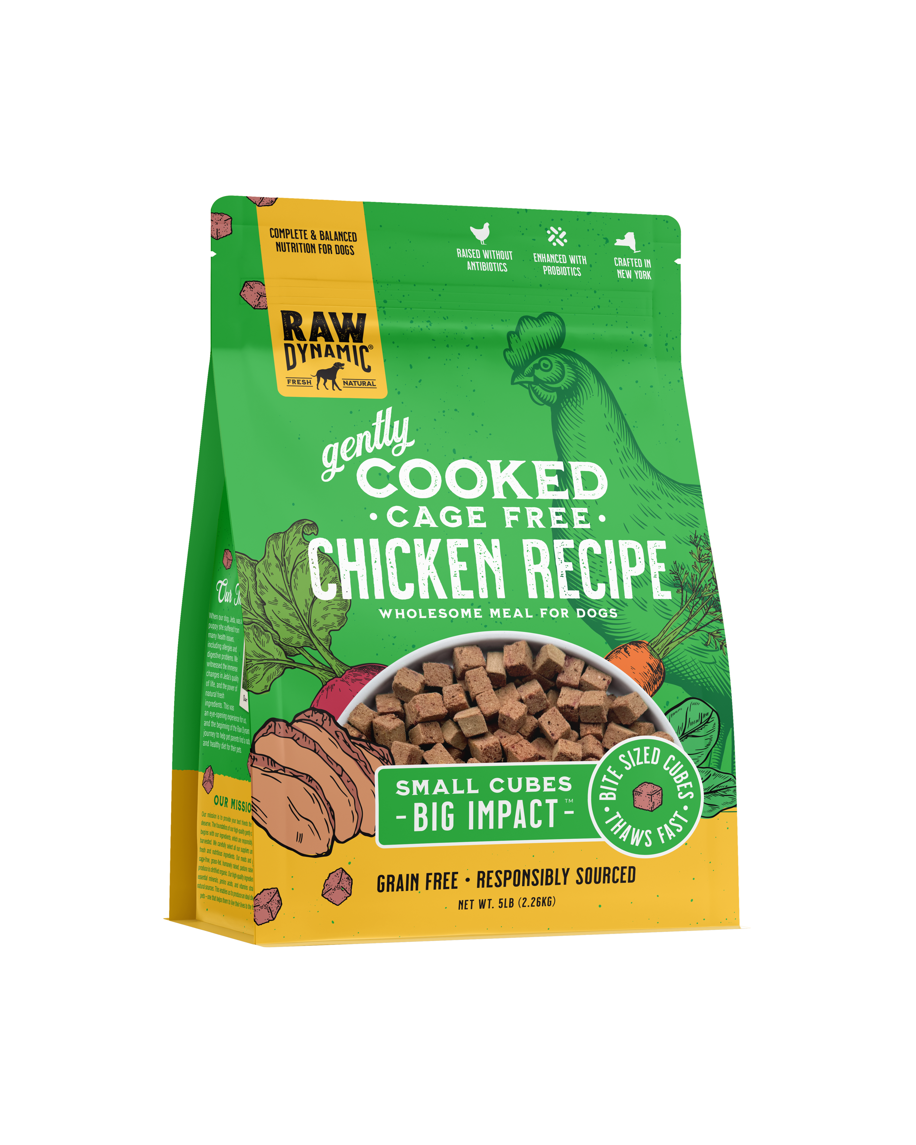 Raw Dynamic | Chicken Gently Cooked (2.5lb)