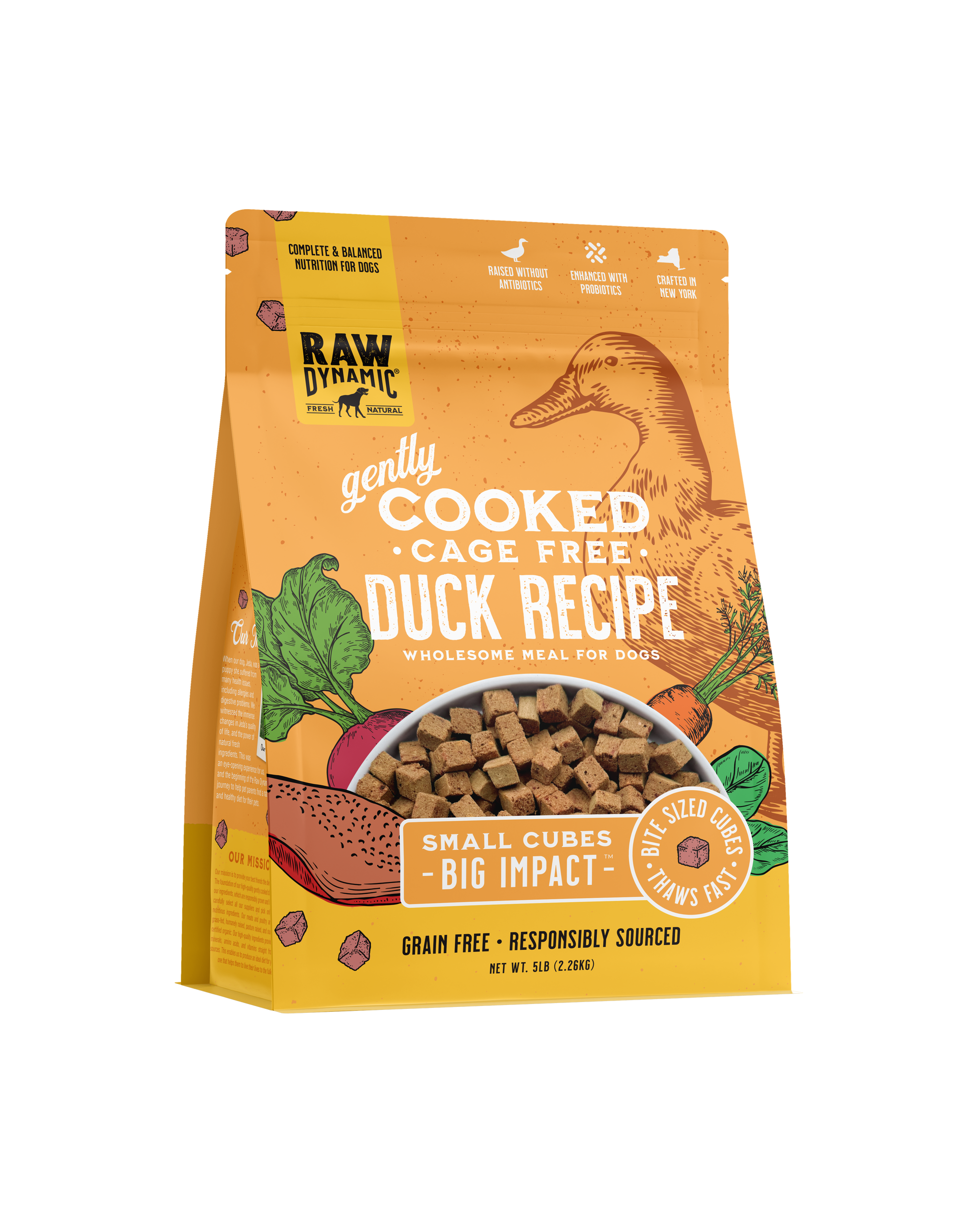 Raw Dynamic | Duck Gently Cooked (2.5lb)