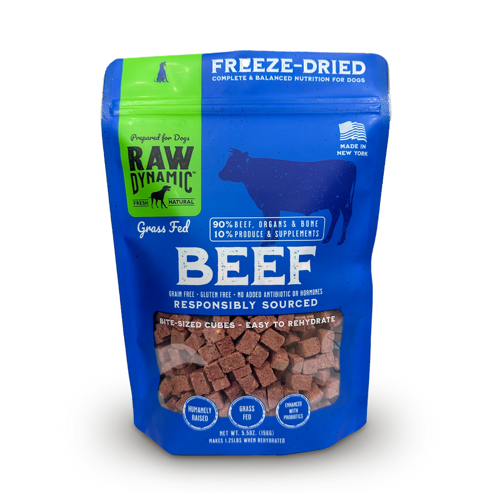 Raw Dynamic Freeze Dried Raw Dog Food 14oz