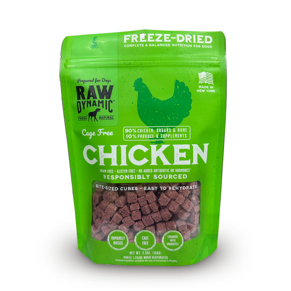 Raw Dynamic Freeze Dried Raw Dog Food 14oz