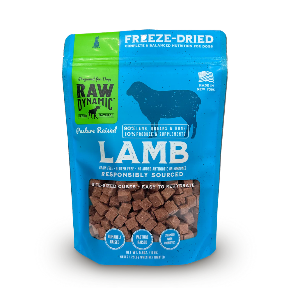 Raw Dynamic Freeze Dried Raw Dog Food 14oz