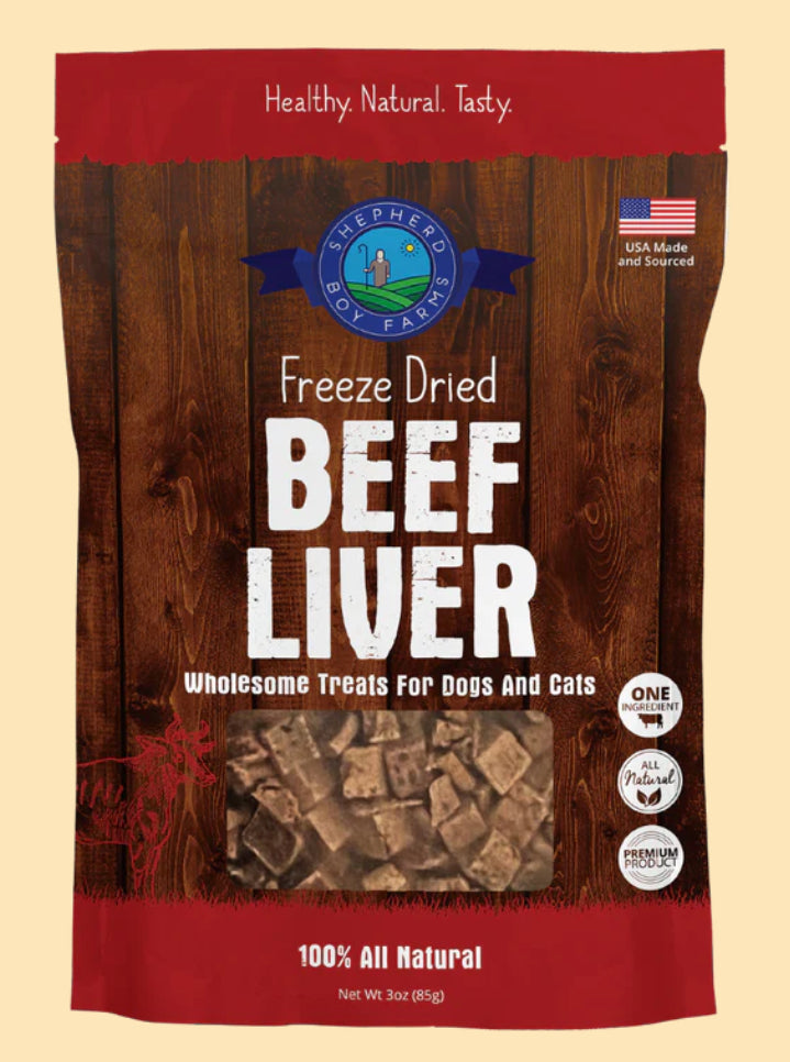 Shepherd Boy Farms | Freeze Dried Beef Liver (3oz)