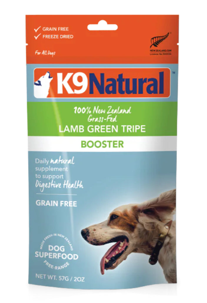 K9 Natural- Lamb Green Tripe Freeze-Dried Booster (2oz, 7 oz, 1.5lb)