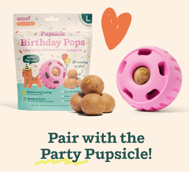 WOOF Pupsicle Pops- Birthday