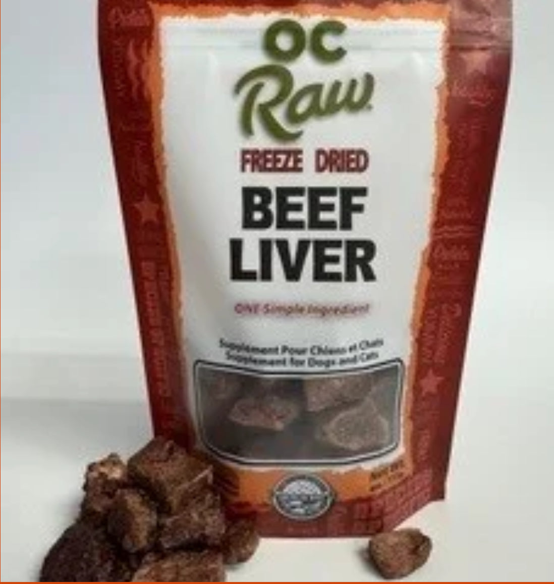 OC Raw Freeze Dried Beef Liver