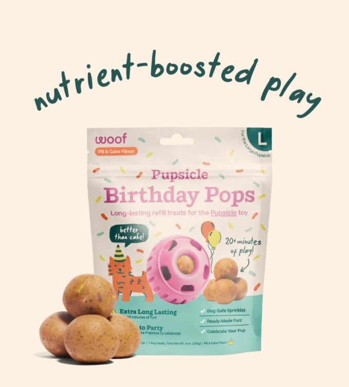 WOOF Pupsicle Pops- Birthday