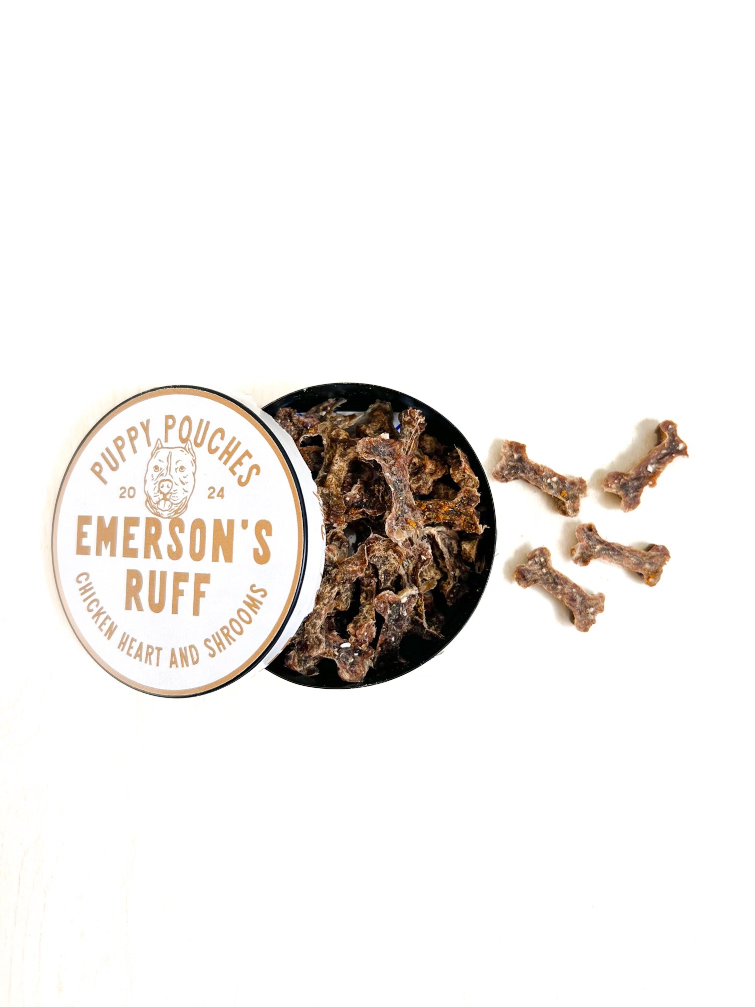 Emerson's Ruff Puppy Pouches- CHICKEN HEART & SHROOMS