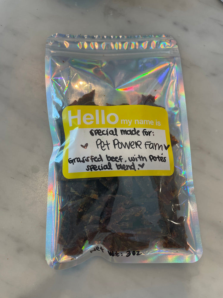 Potés Treats Grassfed Beef Jerky 3 oz