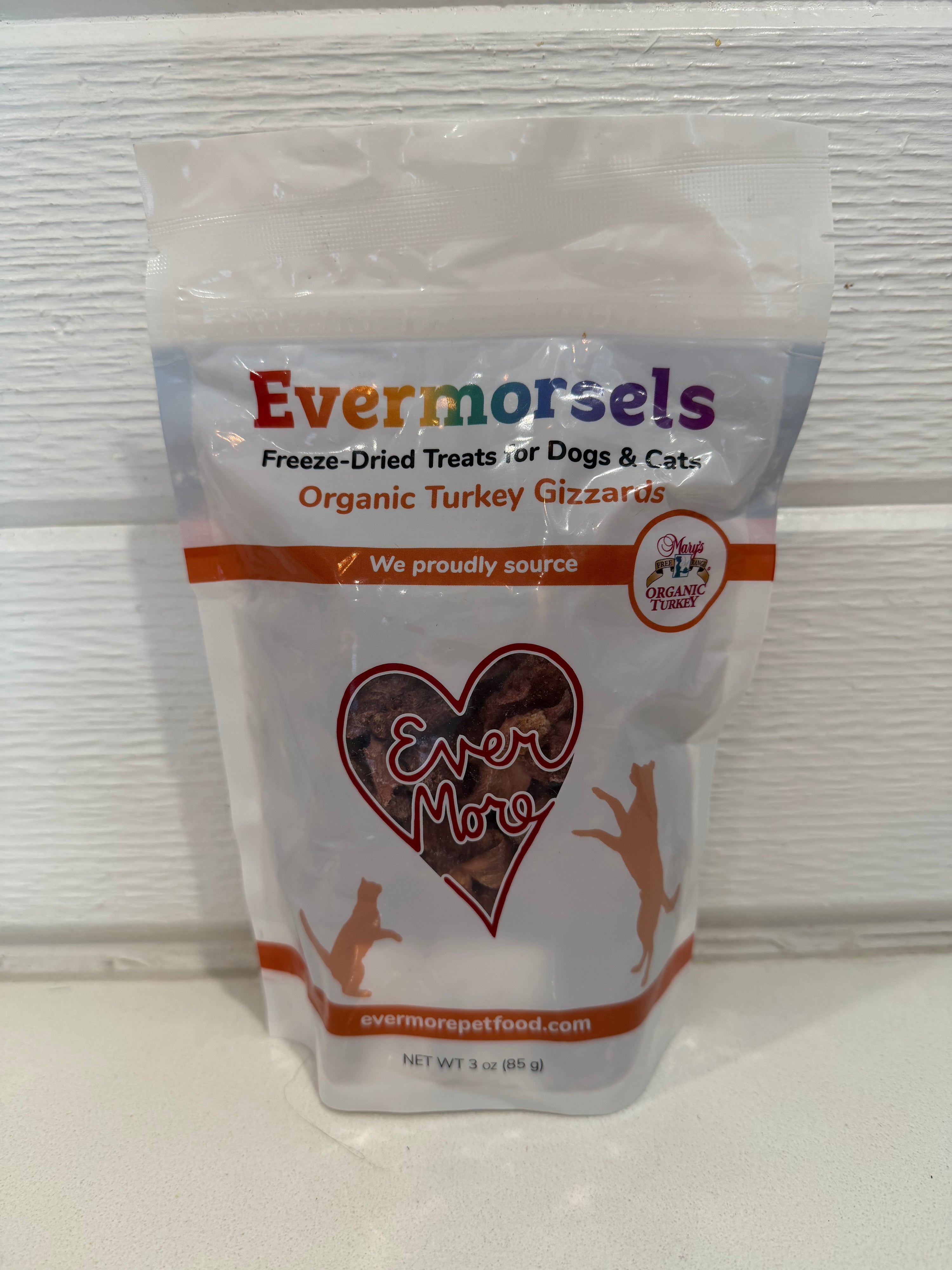 Evermore-Evermorsels Freeze-Dried Organic Turkey Gizzards