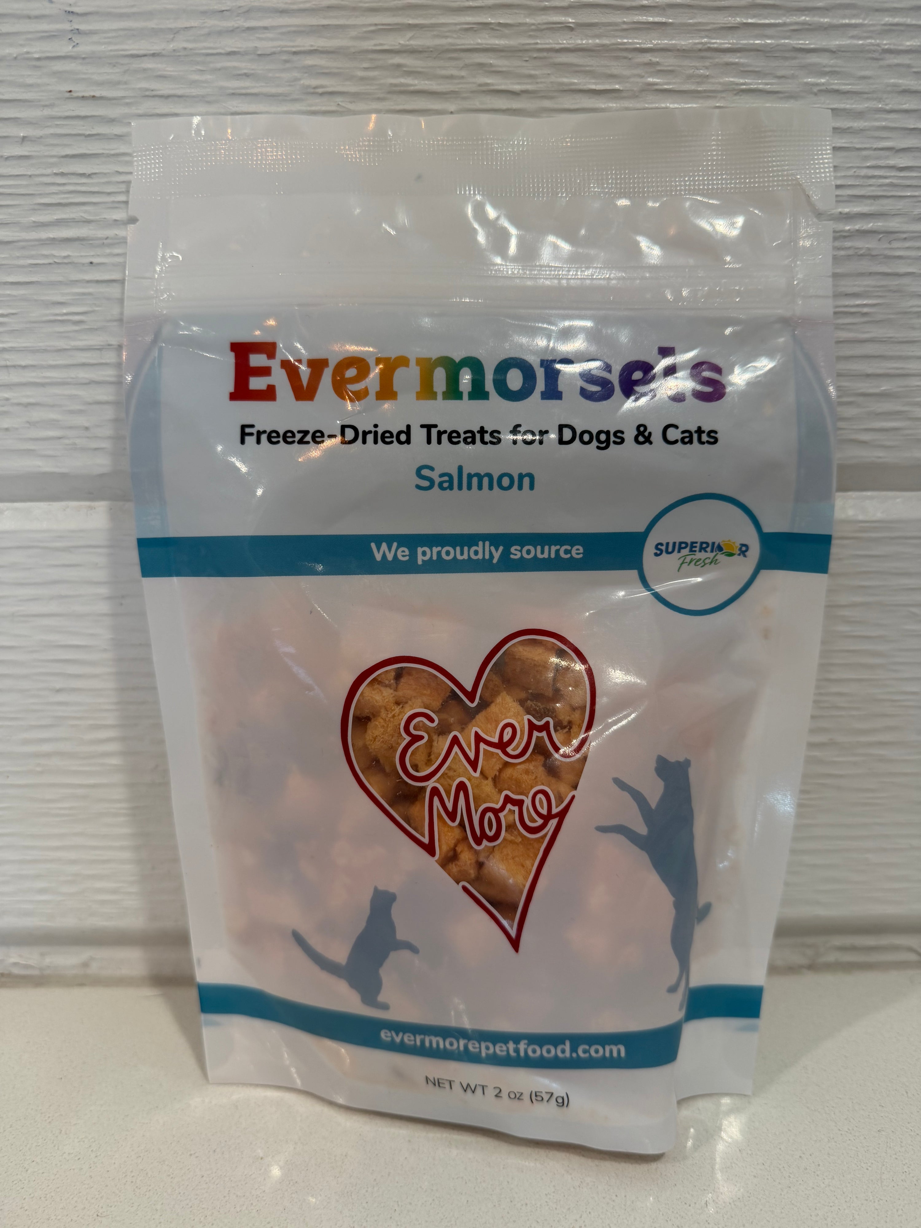 Evermore-Evermorsels Freeze-Dried Salmon Treats for Dogs & Cats