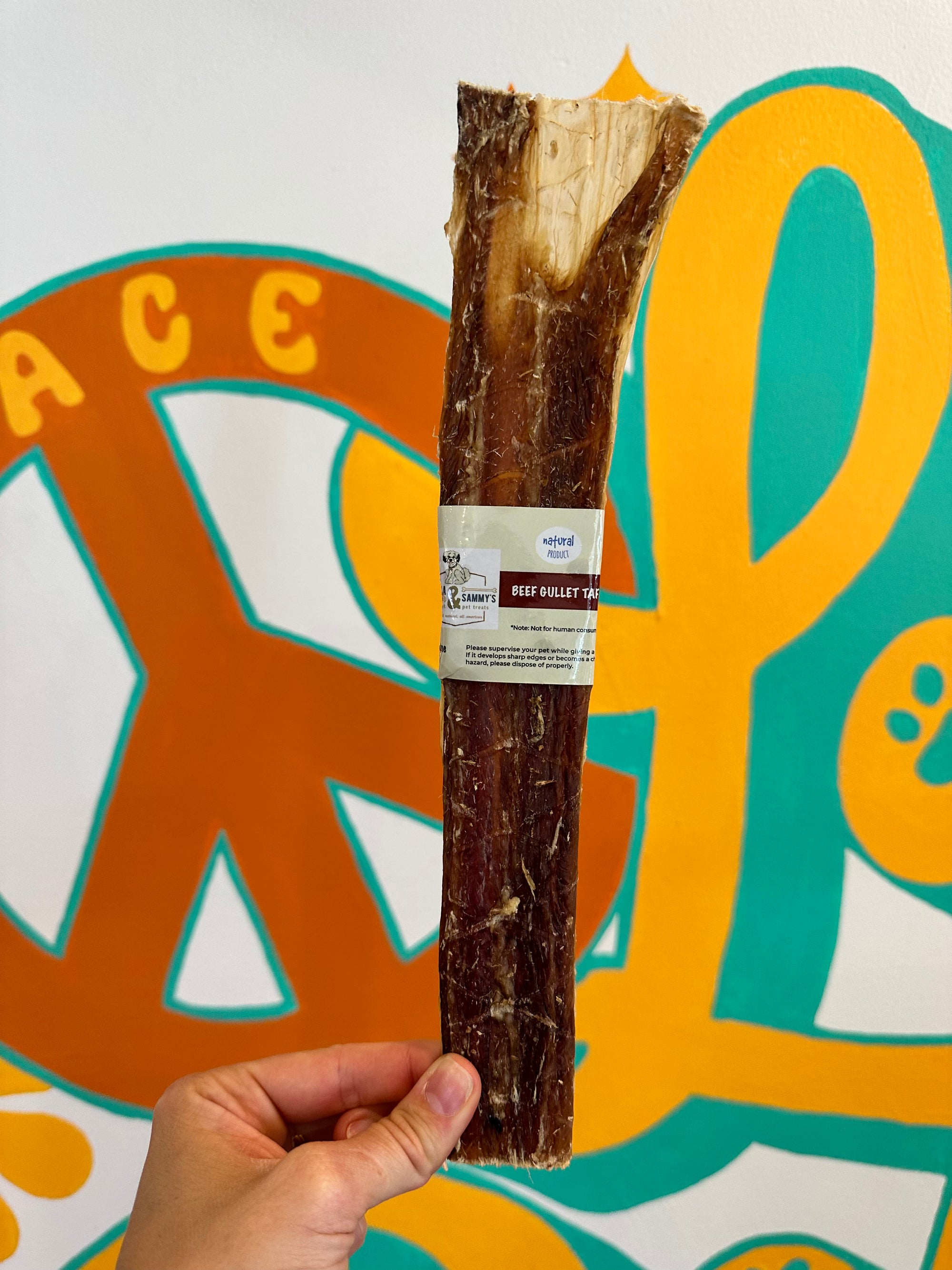 Mika & Sammy's - Beef Taffy (Jerky) 12" "Chew Bar"