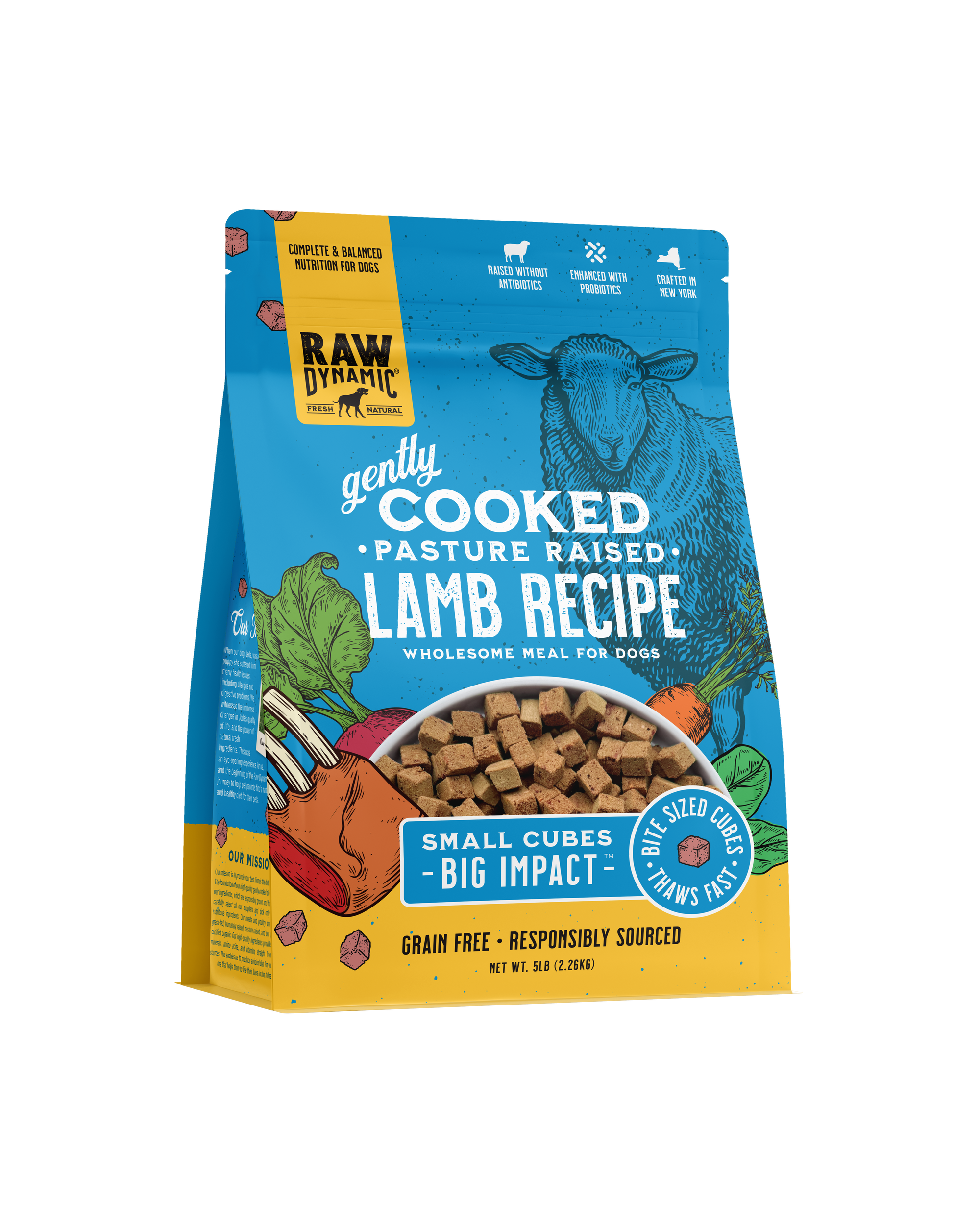 Raw Dynamic | Lamb Gently Cooked (2.5lb)