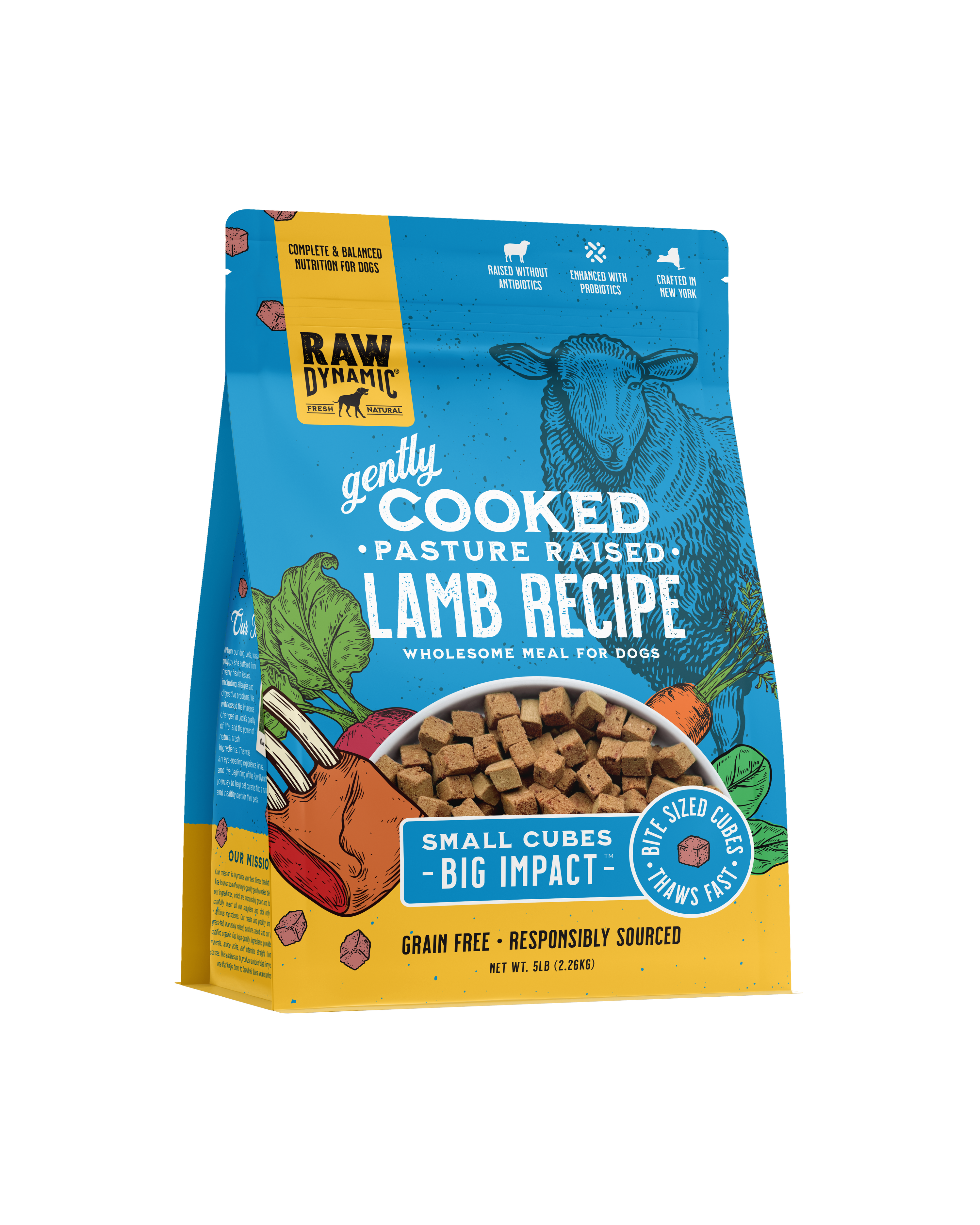 Raw Dynamic | Lamb Gently Cooked (2.5lb)