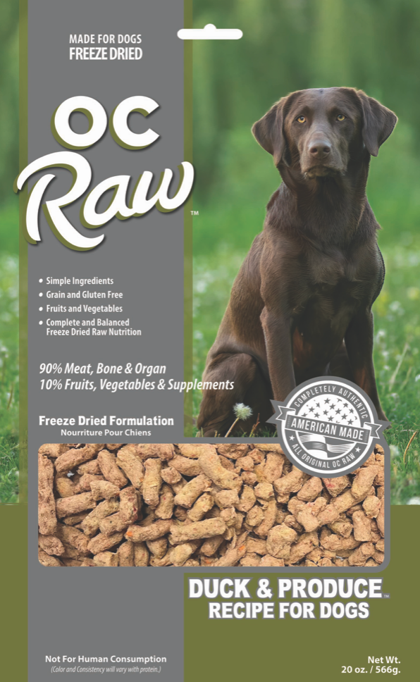 
                  
                    OC Raw Freeze-Dried Meaty Rox Duck and Produce
                  
                