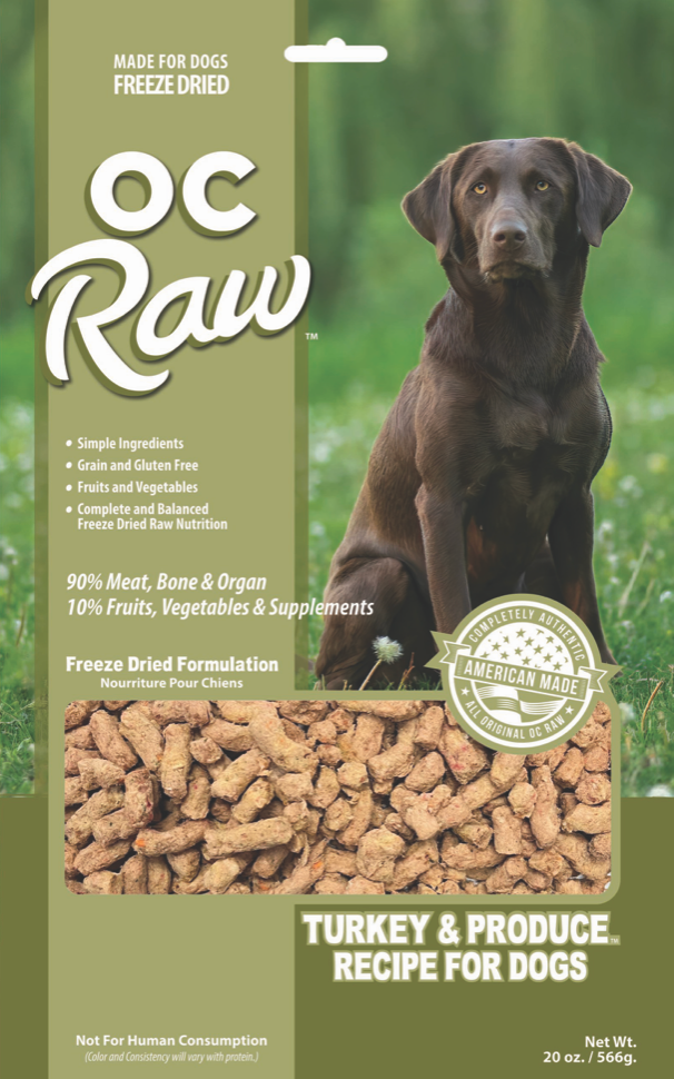 
                      
                        OC Raw Freeze-Dried Meaty Rox Turkey and Produce
                      
                    