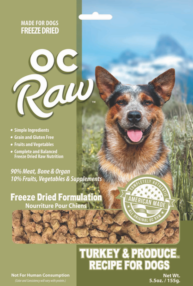 
                      
                        OC Raw Freeze-Dried Meaty Rox Turkey and Produce
                      
                    