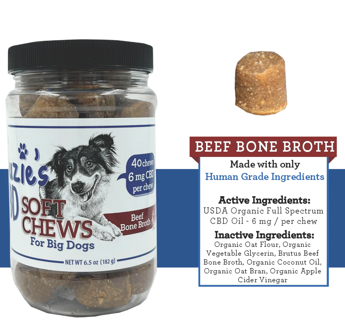 Suzie's- Soft Chews For Big Dogs (6 mg)