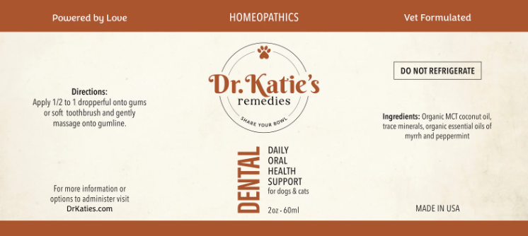 Dr. Katie's Remedies- Dental 2oz Tincture
