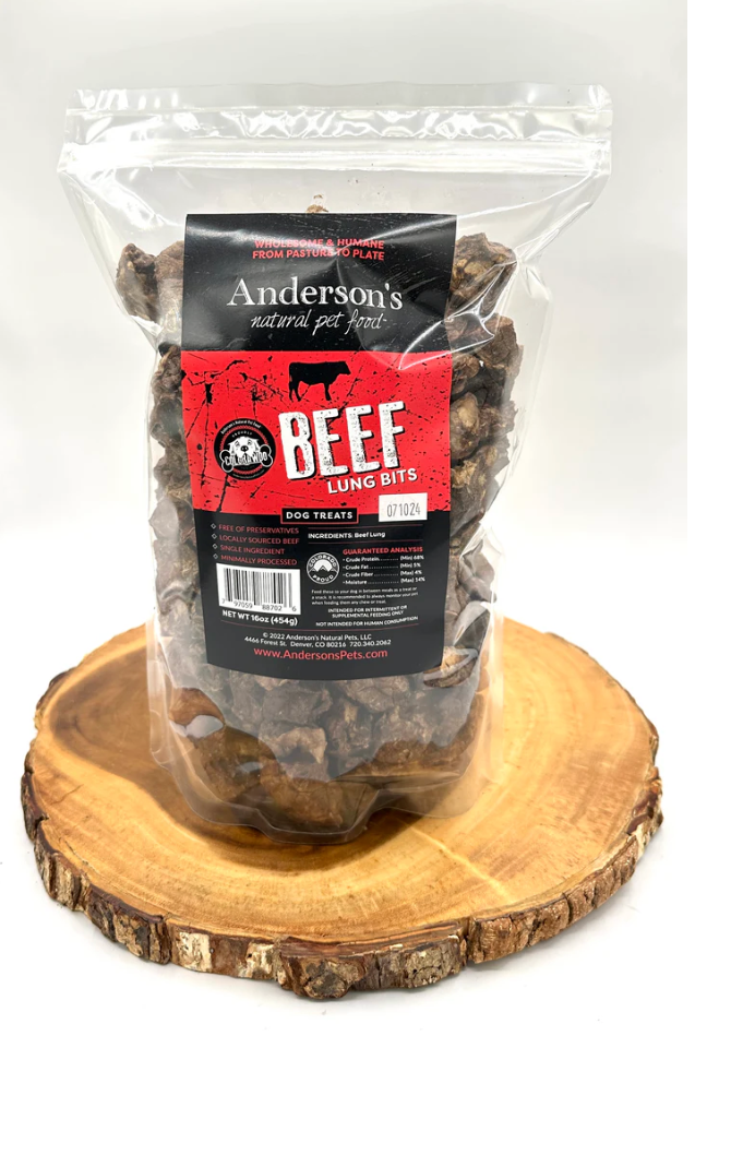 Anderson's Natural Pet Food- Lung Bits (16oz)