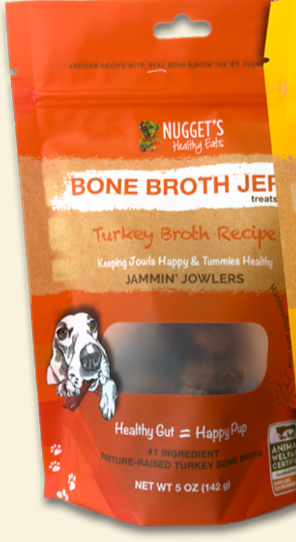 Nugget's Healthy Eats- Turkey Bone Broth Jerky (5oz, 10oz)