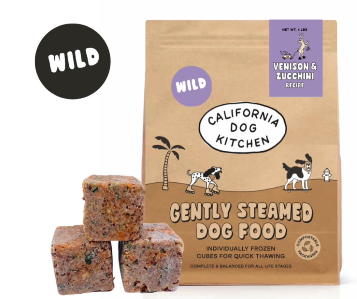 California Dog Kitchen | Gently Cooked Venison and Zucchini (1lb, 4lb)