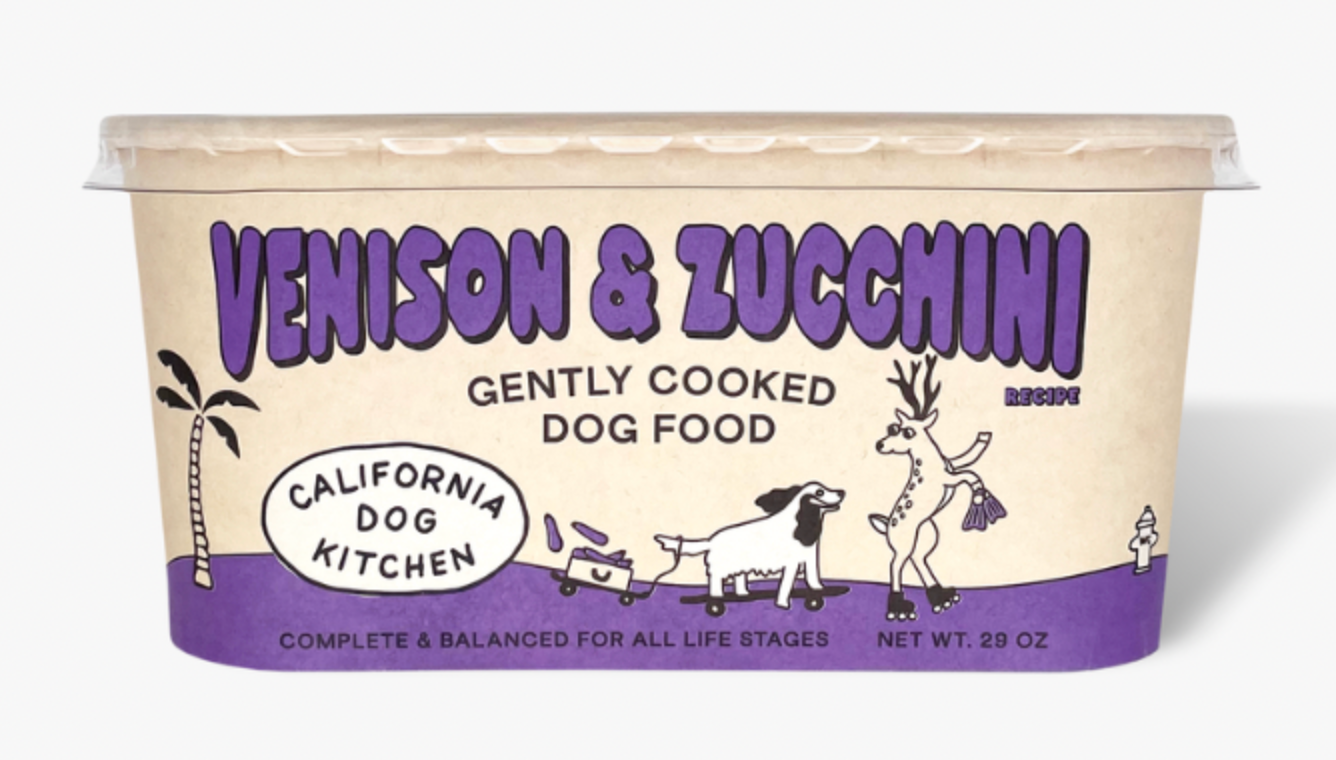 California Dog Kitchen | Gently Cooked Venison and Zucchini (1lb, 4lb)