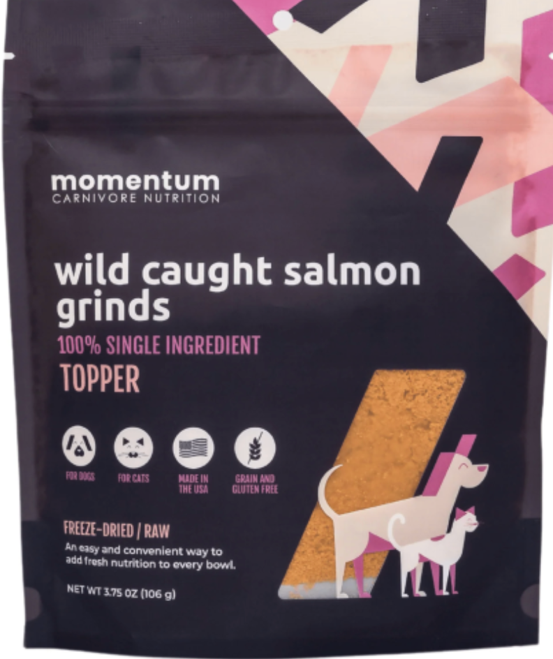 Momentum- Wild Caught Salmon Grinds 3.75 oz