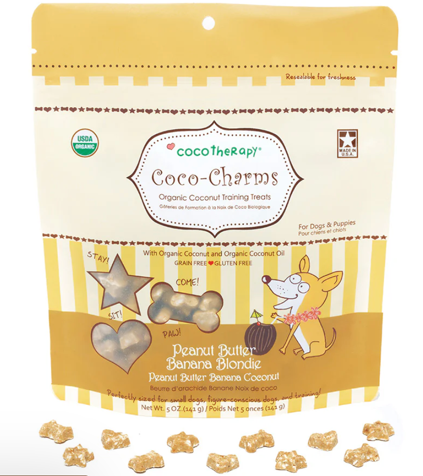 Cocotherapy- Coco-Charms Peanut Butter Banana Blondie