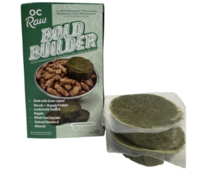 OC Raw- Bold Builder Topper (Beef, Green Lipped Mussels, Mahi Mahi)