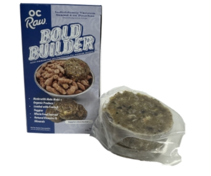 OC Raw- Bold Builder Topper (Beef, Green Lipped Mussels, Mahi Mahi)