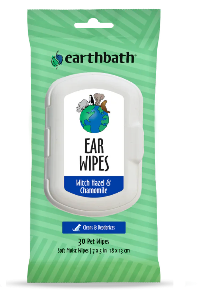 Earthbath- Ear Wipes With Witch Hazel and Chamomile