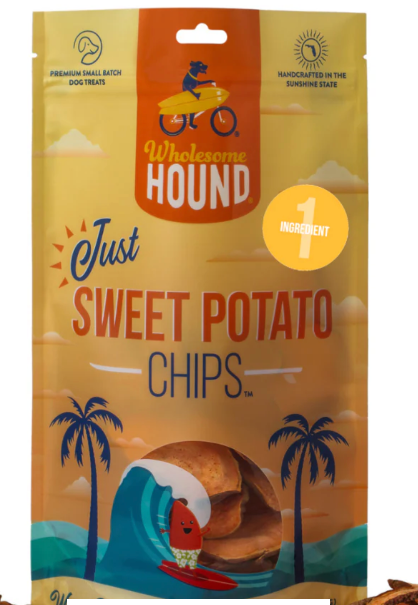 Wholesome Hound- Just Sweet Potato Chips (4oz)