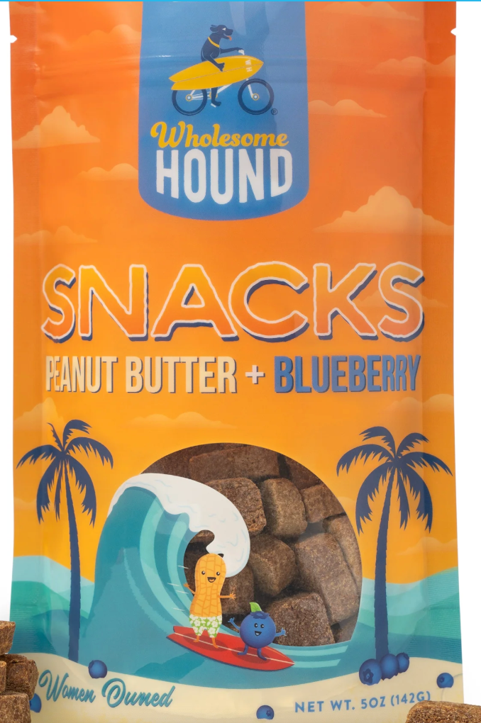 Wholesome Hound- Peanut Butter and Blueberry (5oz)