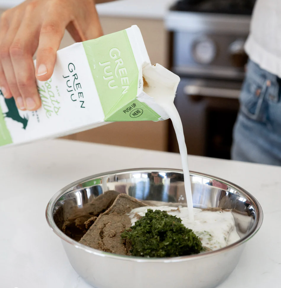 Green Juju | Raw Fermented Goat's Milk For Dogs and Cats (16oz, 32oz, 64oz)