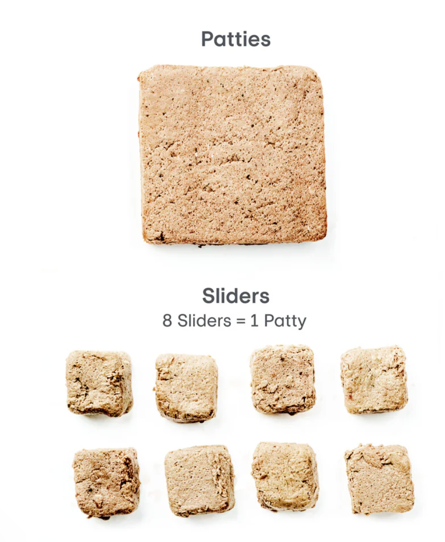 Green Juju | Lamb Recipe For Dogs and Cats (3lb Sliders, 6lb Patties, 18lb Bulk)