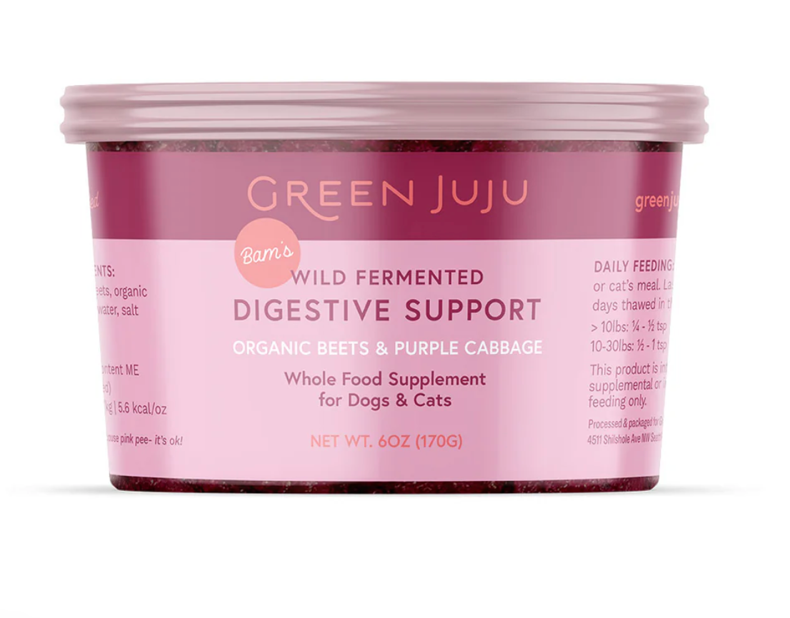 Green Juju | Bam's Beets Fermented Vegetable Blend For Dogs and Cats (6oz)